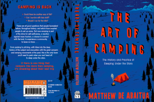 The cover of The Art of Camping: The History and Practice of Sleeping Under the Stars by Matthew De Abaitua