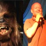 Chewbacca and Michael Eavis