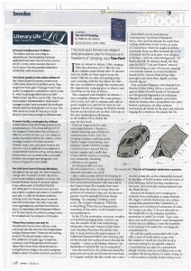 Review of the Art of Camping from the Sunday Telegraph by Tom Fort