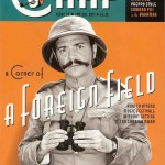 Cover of the new issue of The Chap featuring a gentleman in pith helmet and binoculars