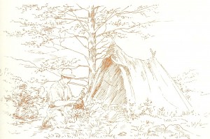 Edwardian camping in Manesty Woods from Tales of A Tent