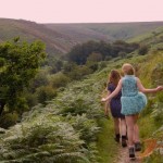 Walking along Doone Valley in Devon