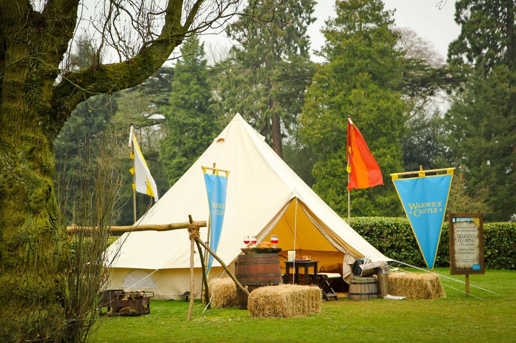 Yurt at Warwick Castle